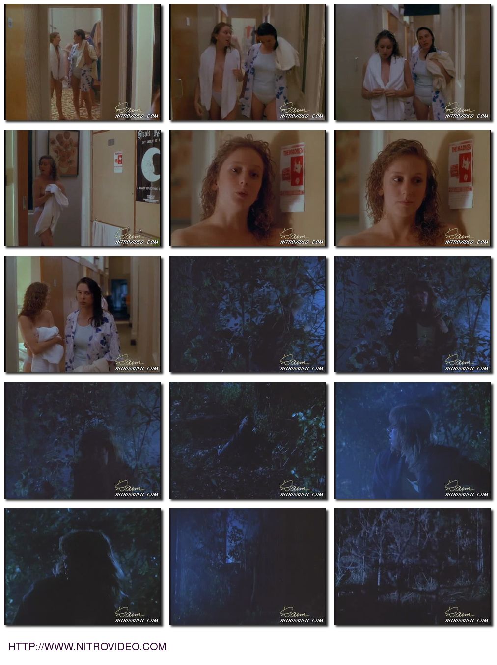 Sexy nude collage of Suzie MacKenzie in Bloodmoon - Video Clip #04. 