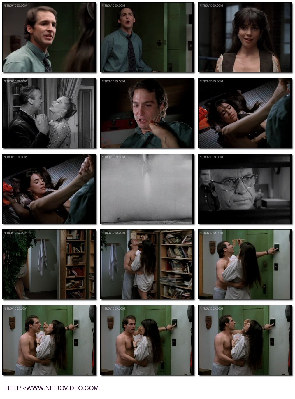 Sexy nude collage of Brian Benben, Julie Carmen in Dream On: Three Coins in...