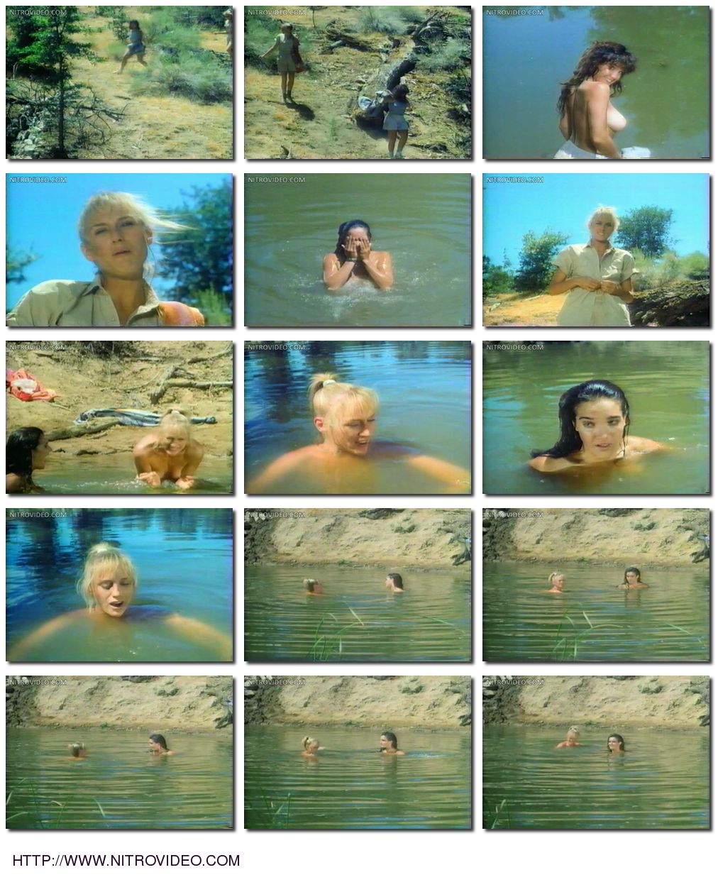 Sexy nude collage of Danielle Brisebois in Kill Crazy - Video Clip #01. 