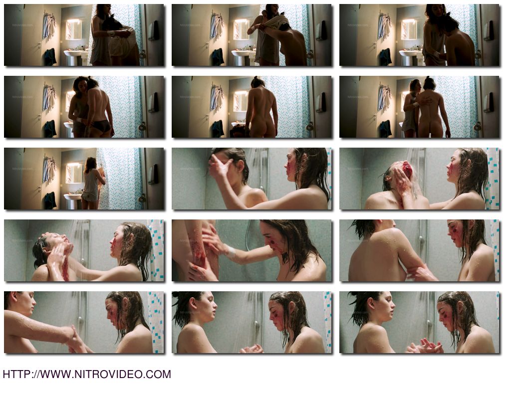 Sexy nude collage of Ella Rumpf, Garance Marillier in Movie: Raw "...