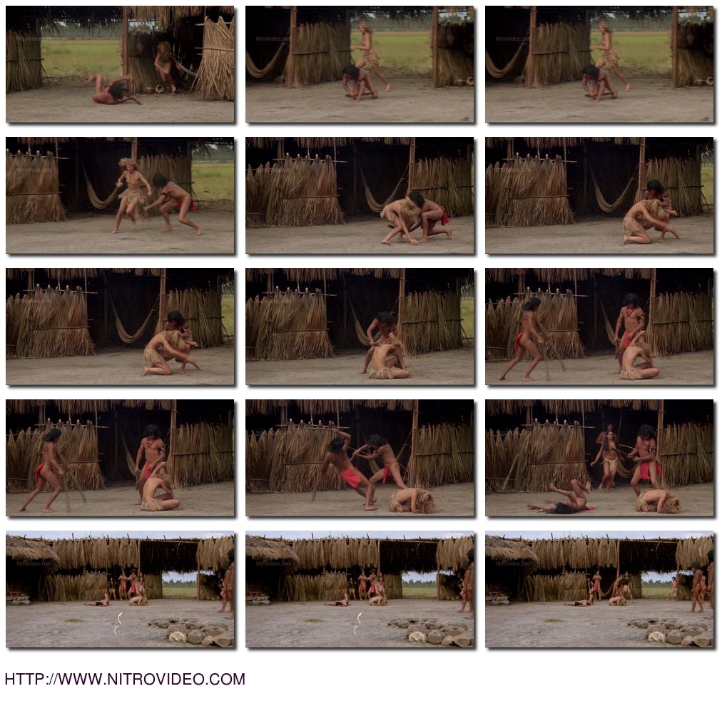 Sexy nude collage of Elvire Audray, White Slave (1985) Nude Girls in Movie: White Slave.